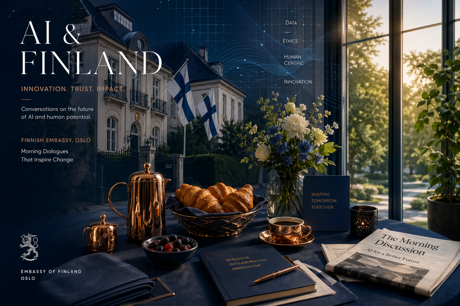 What a fantastic morning at the Finnish Embassy in Oslo