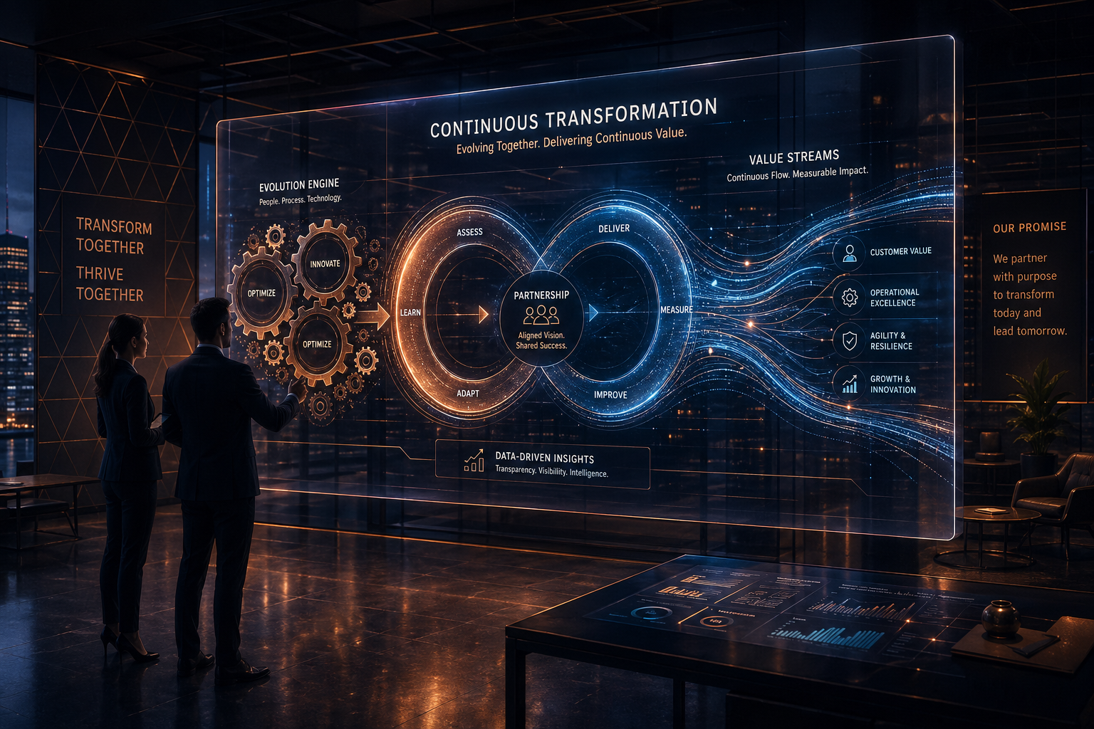 There is no "post-transformation" state.