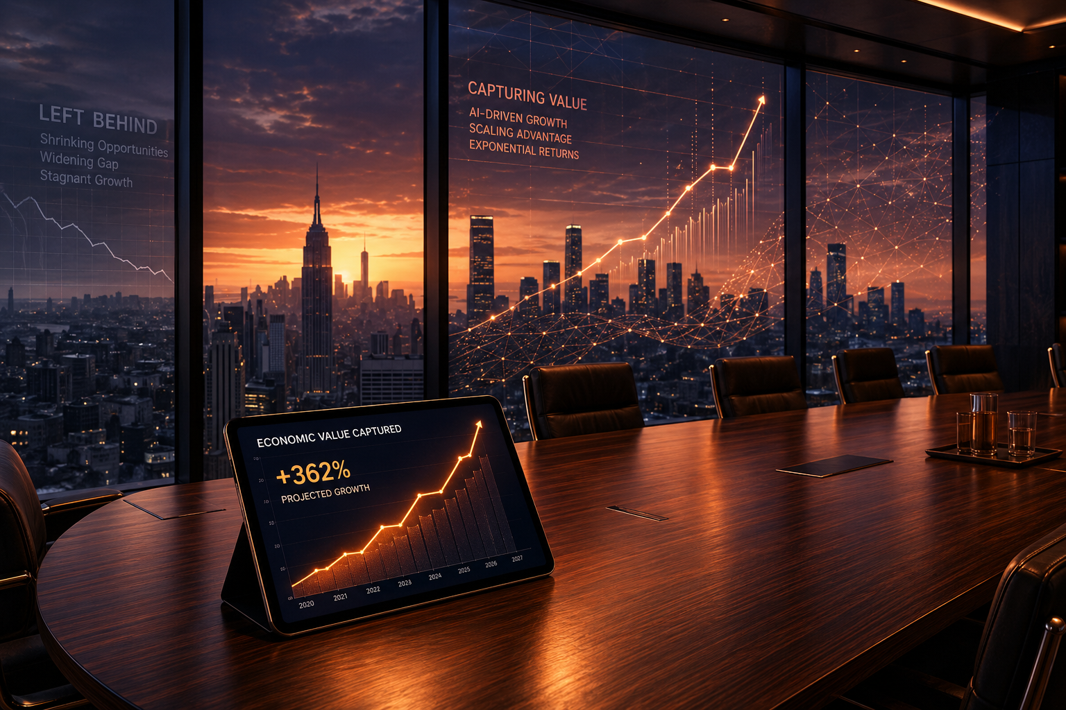 What happens when 20% of companies capture 74% of AI's economic value?
